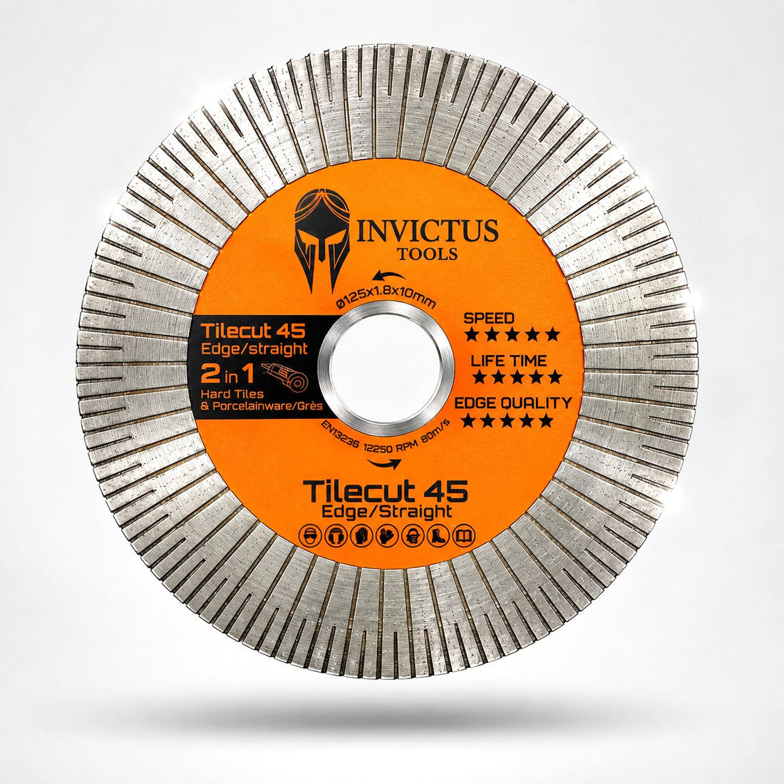Invictus TileCut 45 Edge/Straight 125 mm