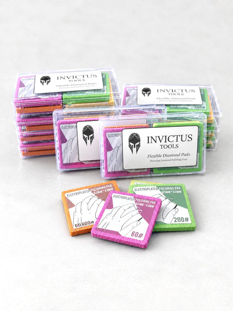Invictus Flexible Diamond Pads 63×63 mm — sett