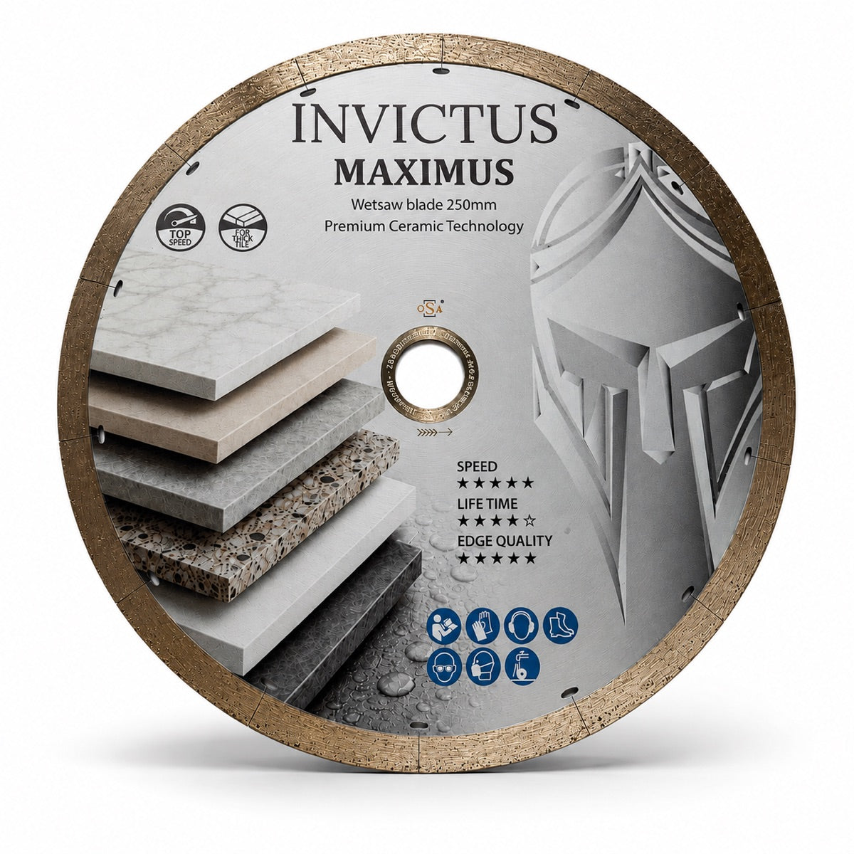 Invictus Diamantblad WET 250 mm