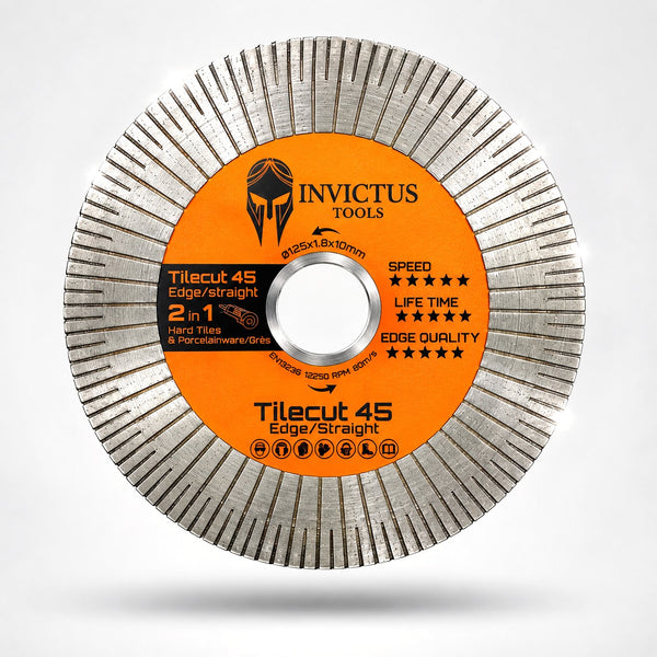 Invictus TileCut 45 Edge/Straight 125 mm