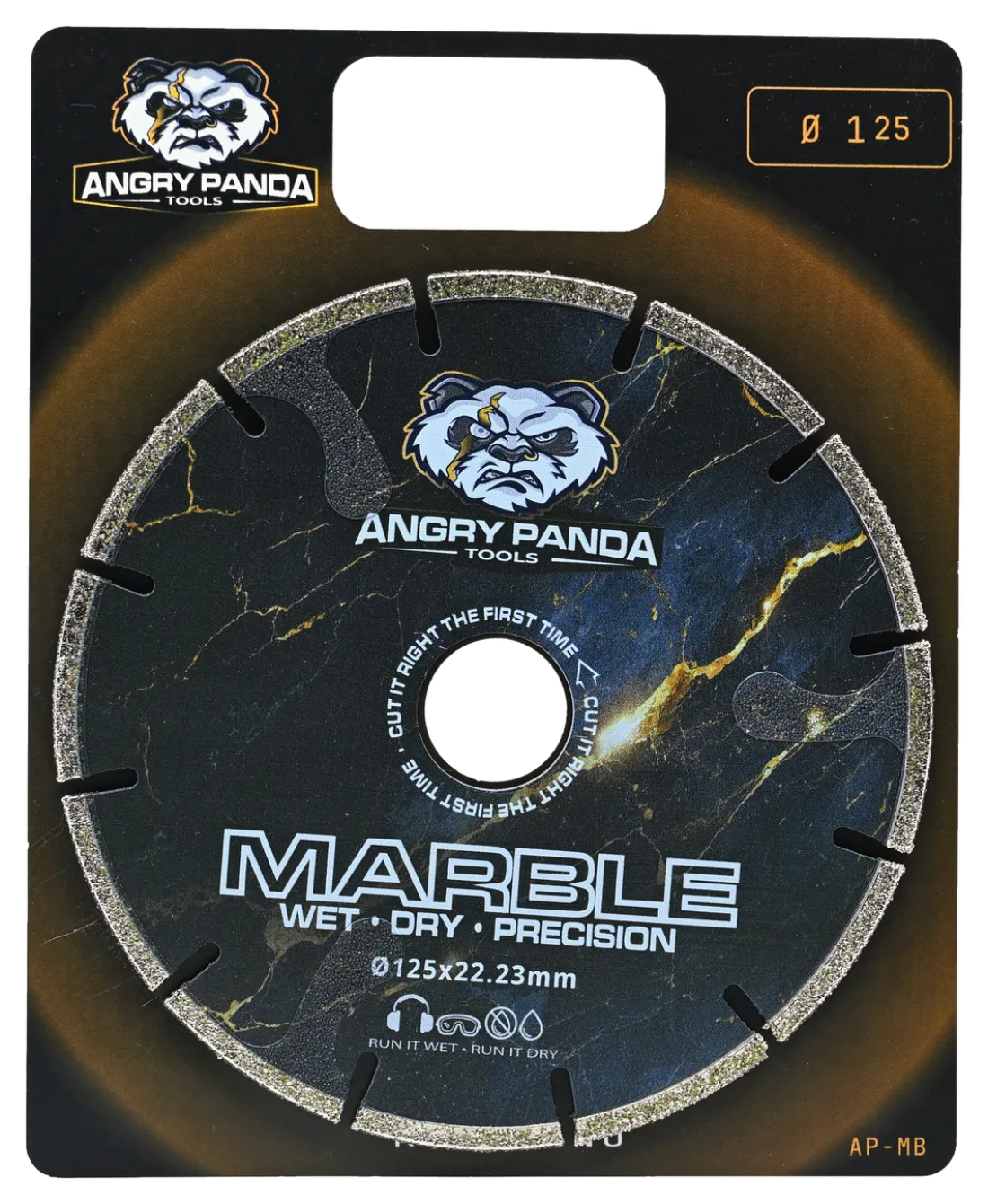 Angry Panda Marble — Diamantblad for marmor og naturstein forside