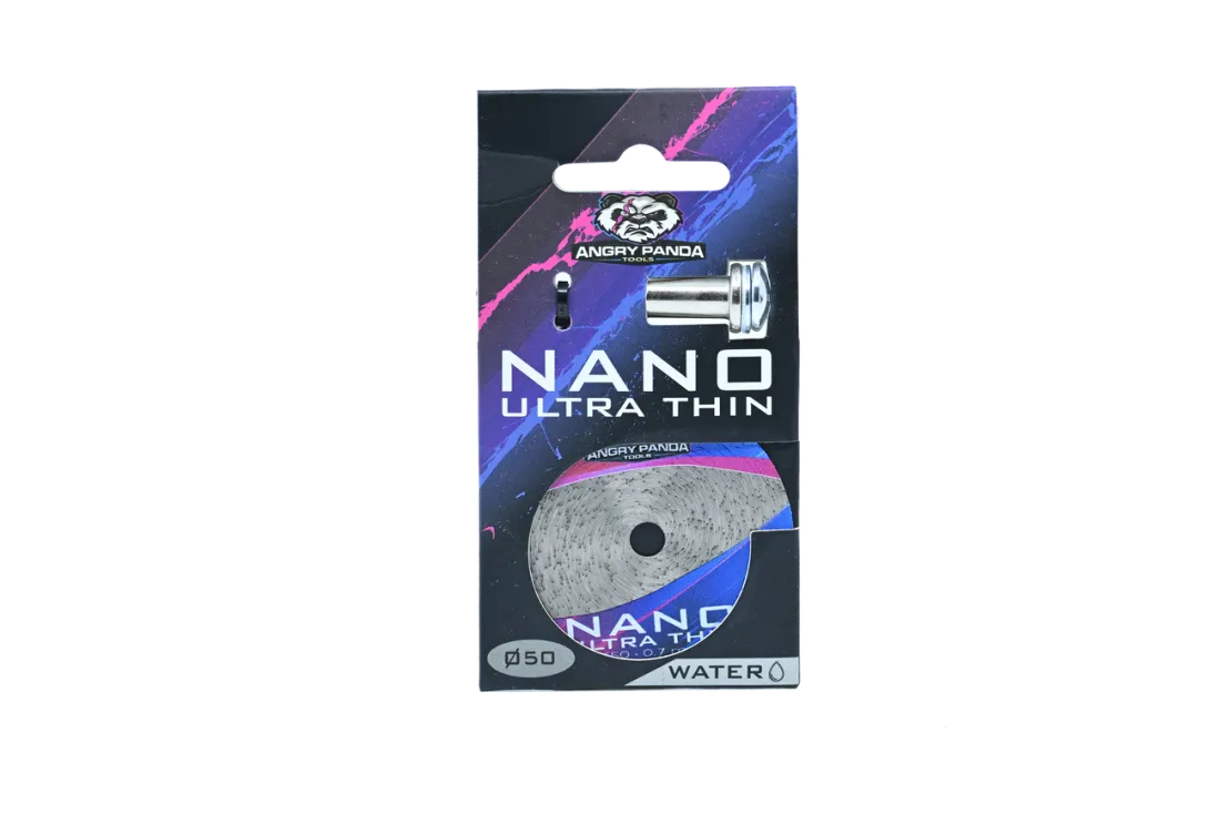 Angry Panda Nano 50 — Tynt diamantblad 50mm for presisjonskutt forside