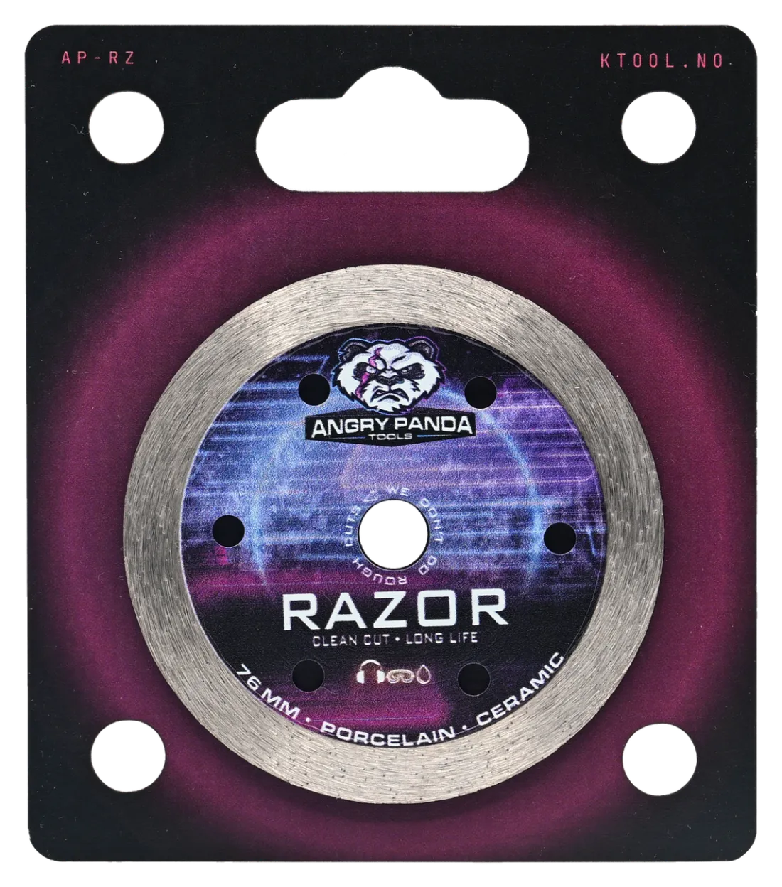 Angry Panda Razor — Ultraskarpt diamantblad for presise kutt forside