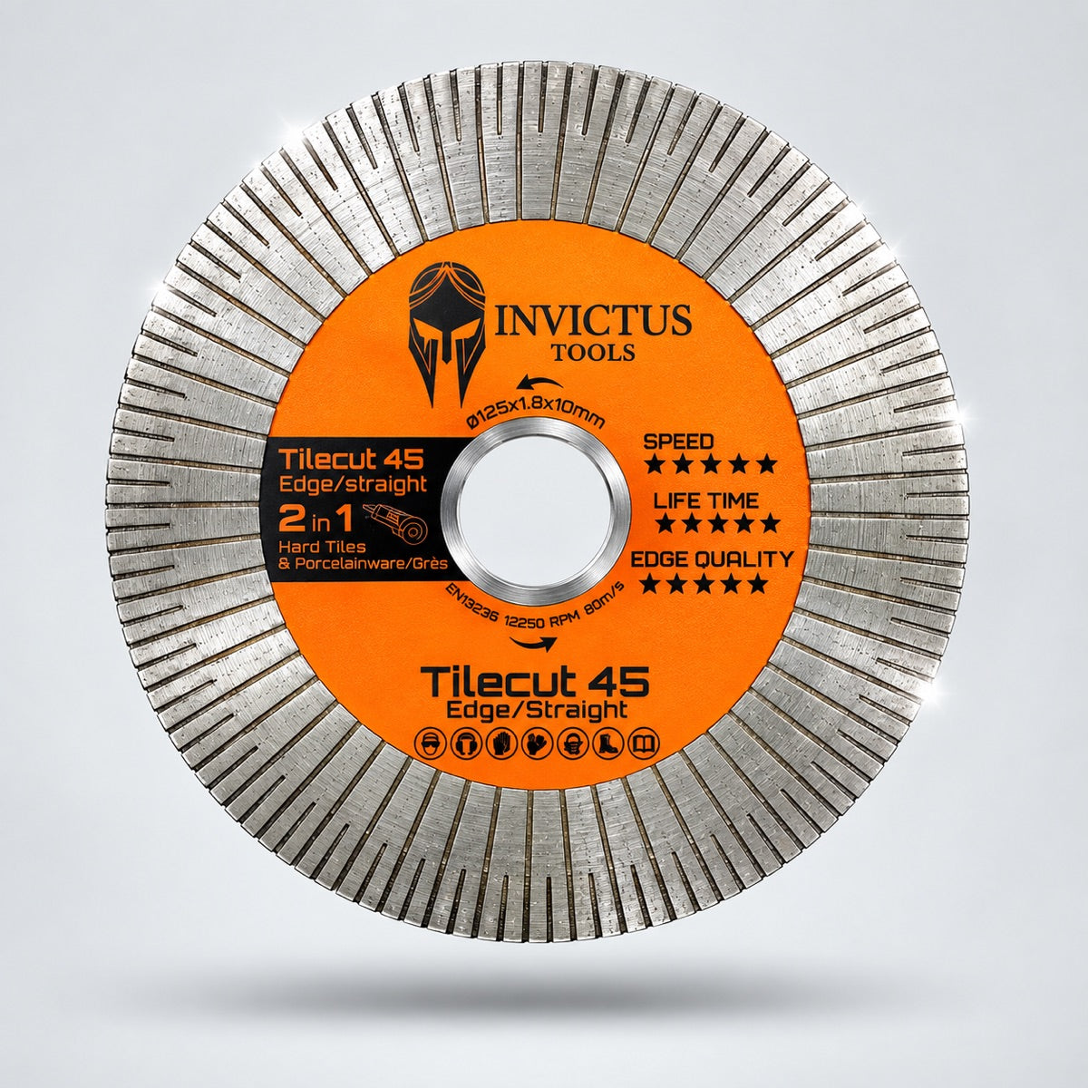 Invictus TileCut 45 Edge/Straight 125 mm