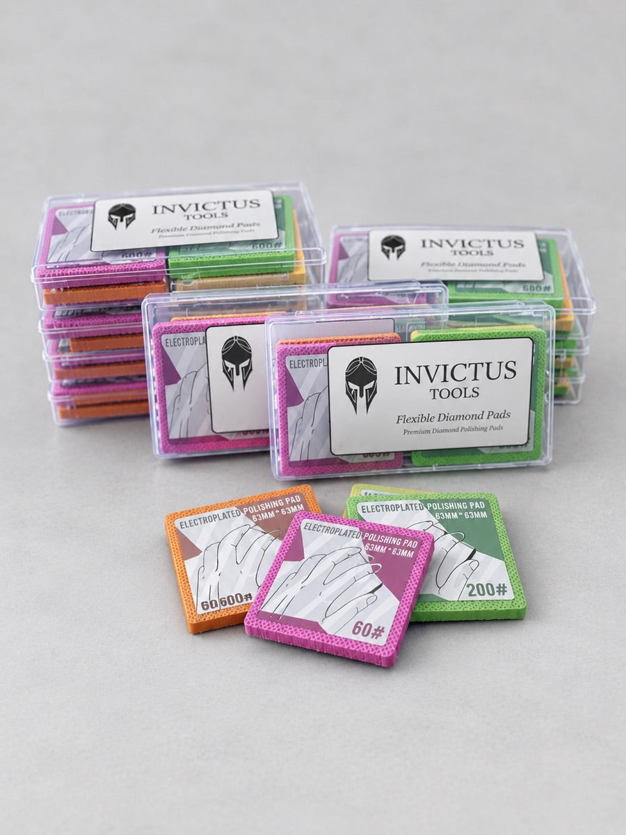 Invictus Flexible Diamond Pads 63×63 mm — sett